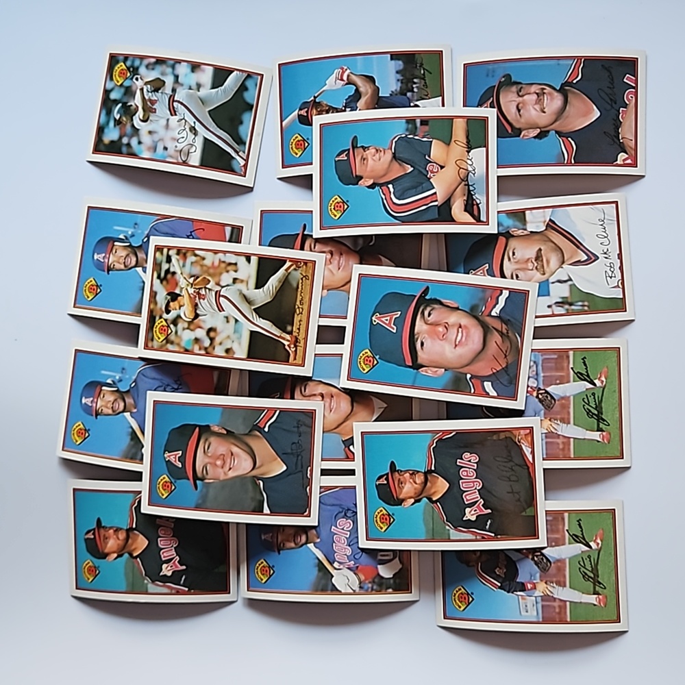 BOGO California Angels Baseball Card Bundle